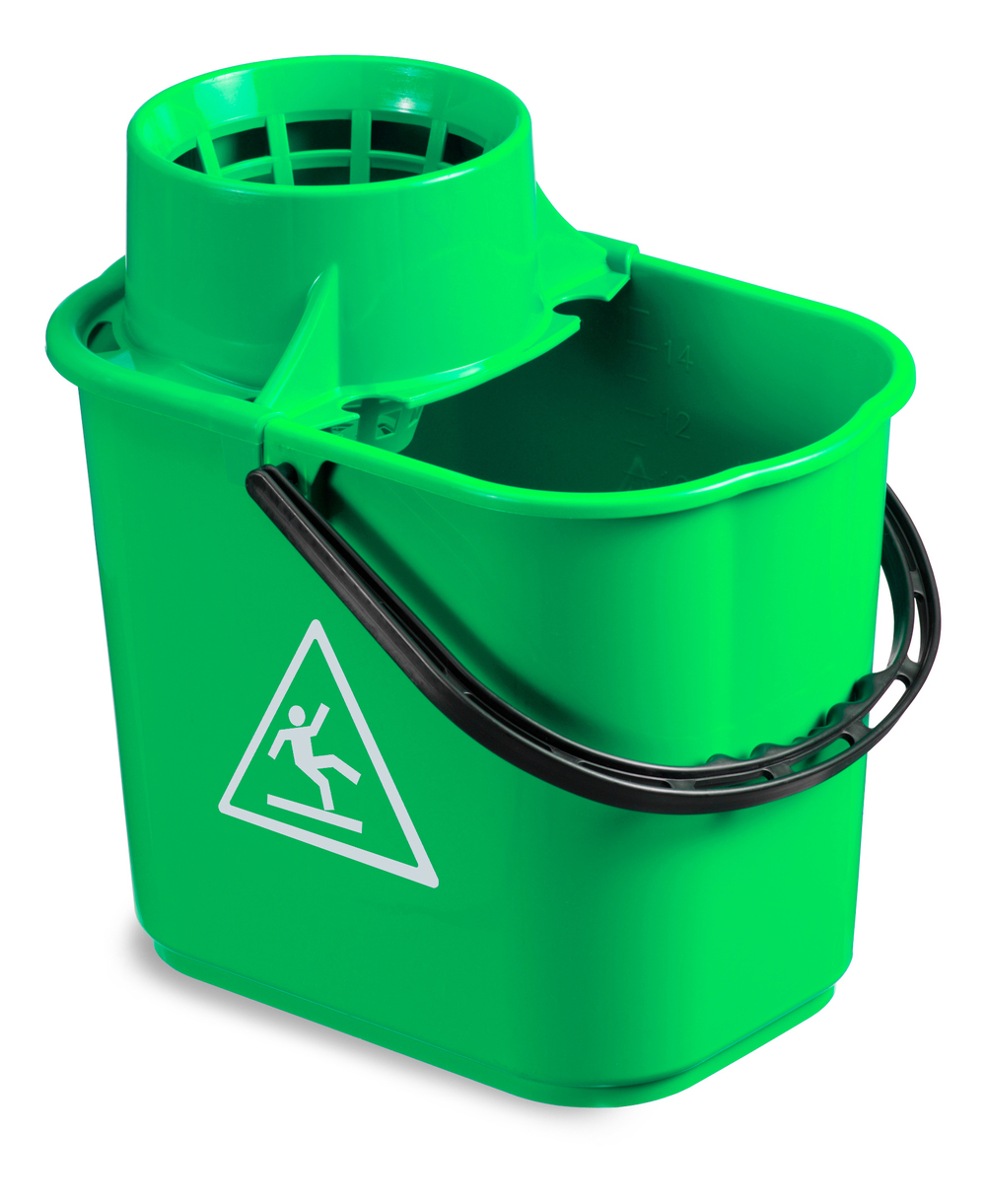 TTS felmos vdr facsarval 14 liter ipari kivitel zld sznkdolt