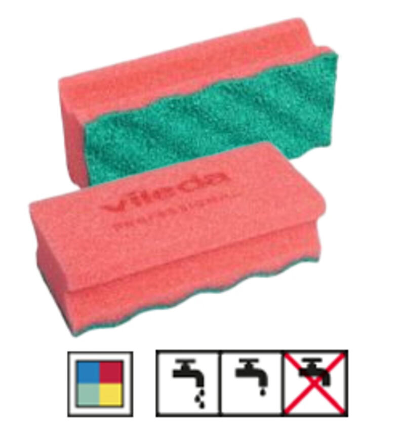 Szivacs Vileda Pur Active piros